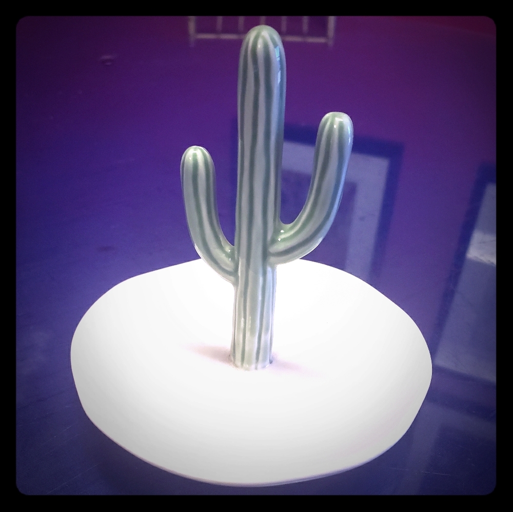 Cactus ring holder